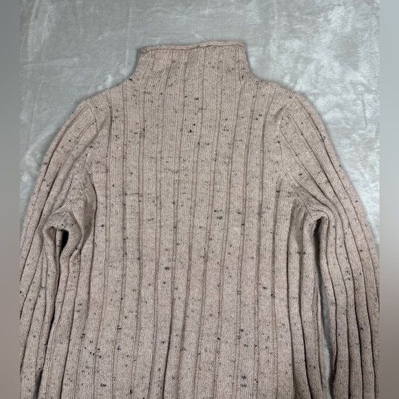 NWT Madewell Donegal Blush Evercrest Turtleneck Wool Blend Sweater Size Small - Picture 4 of 16